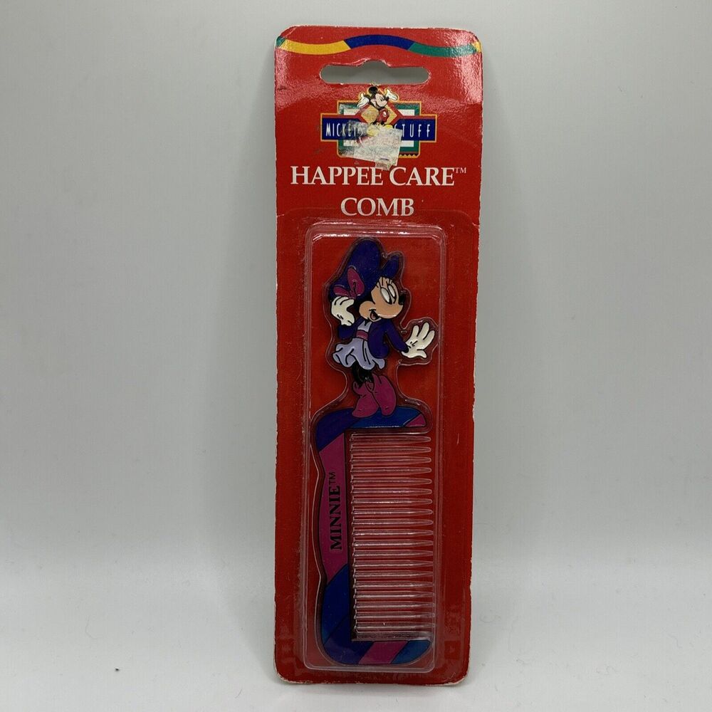Disney Happee Care Comb Minnie Mouse For Kids Comb NEW NIP Vintage